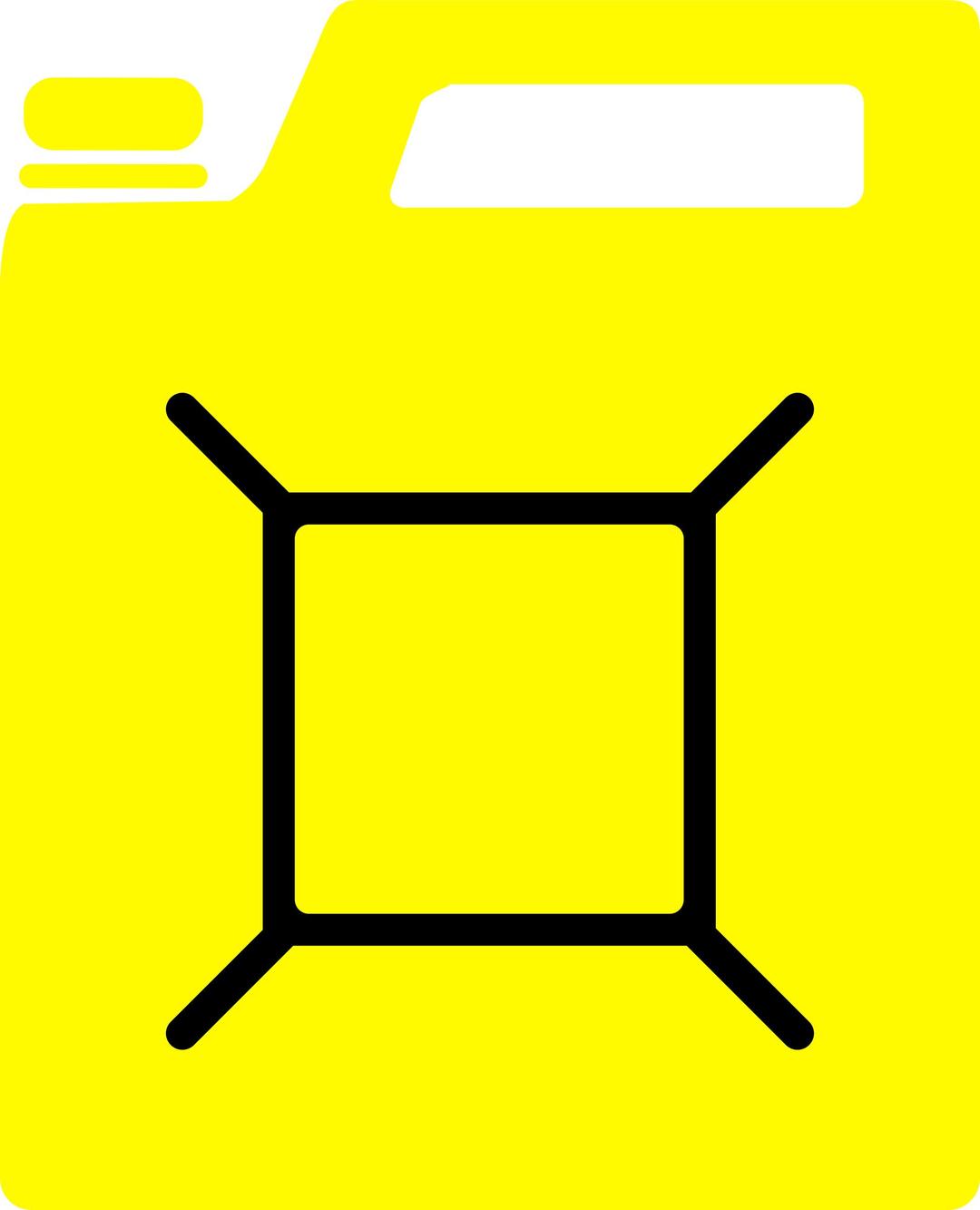 Jerrycan yellow png transparent