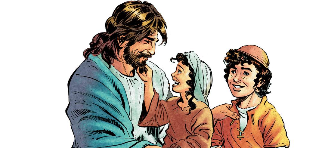 Jesus and Children png transparent