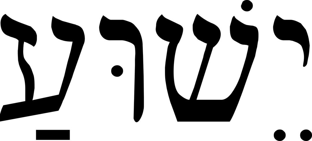 Jesus (Hebrew) png transparent