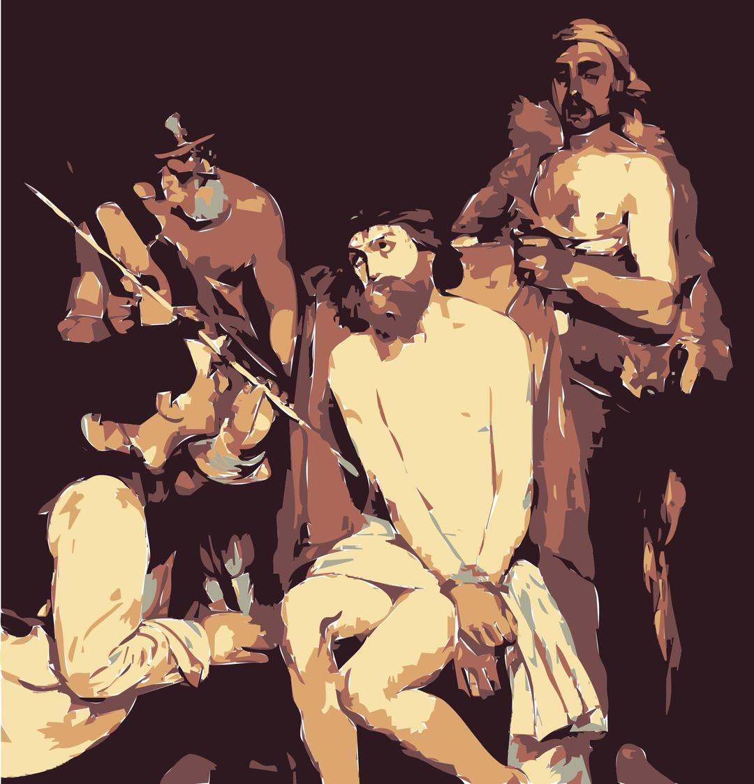 Jesus Mocked by Edouard Manet  Jesus png transparent