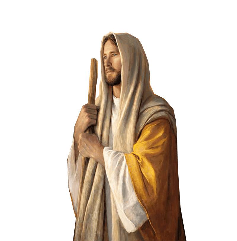 Jesus Sideview Looking png transparent