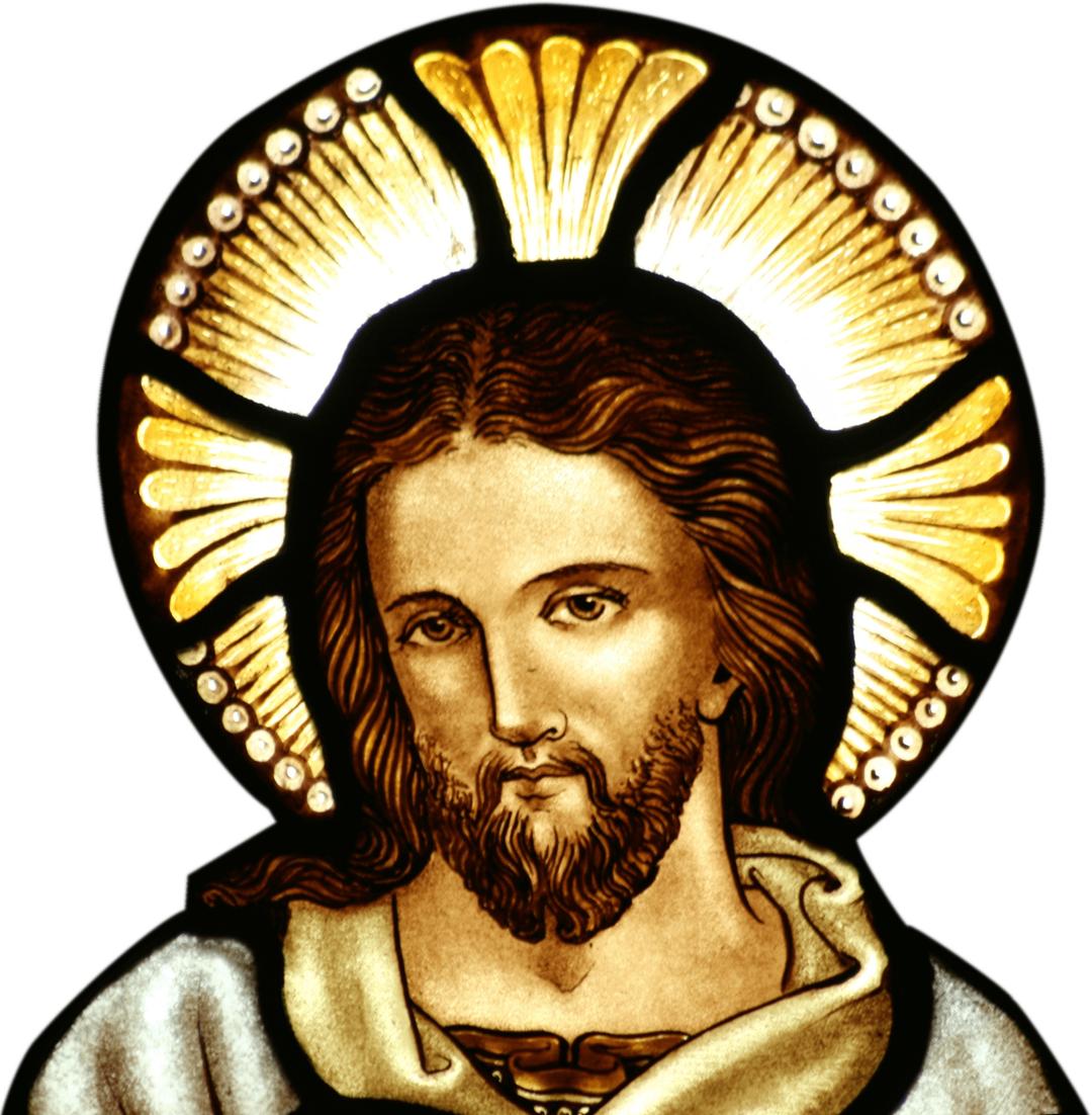 Jesus Stained Glass png transparent
