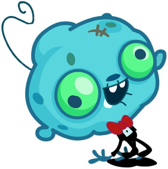 Jibbly the Dearly Departed Nibbly Zombie png transparent