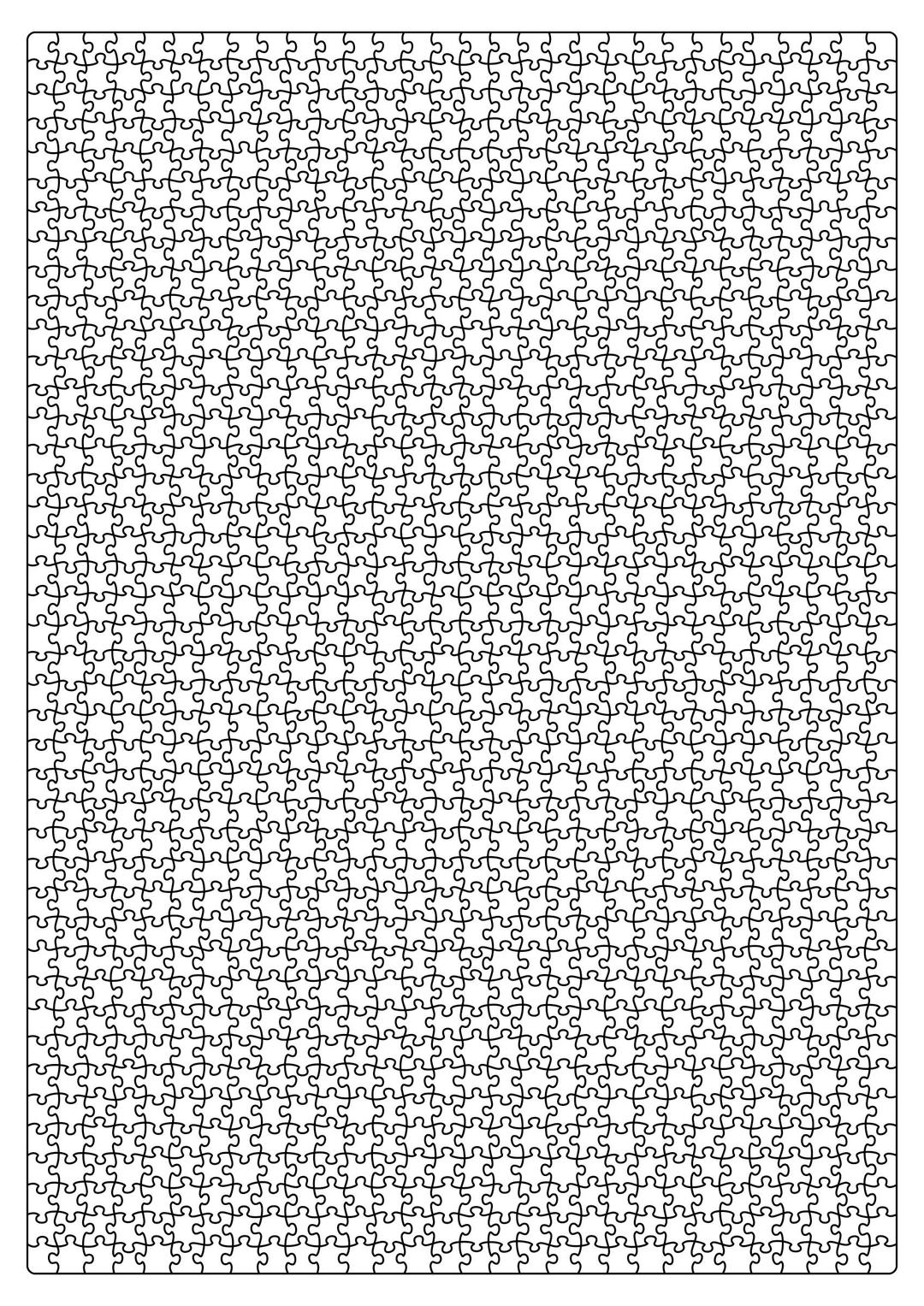 Jigsaw Puzzle A4 30 x 42 png transparent
