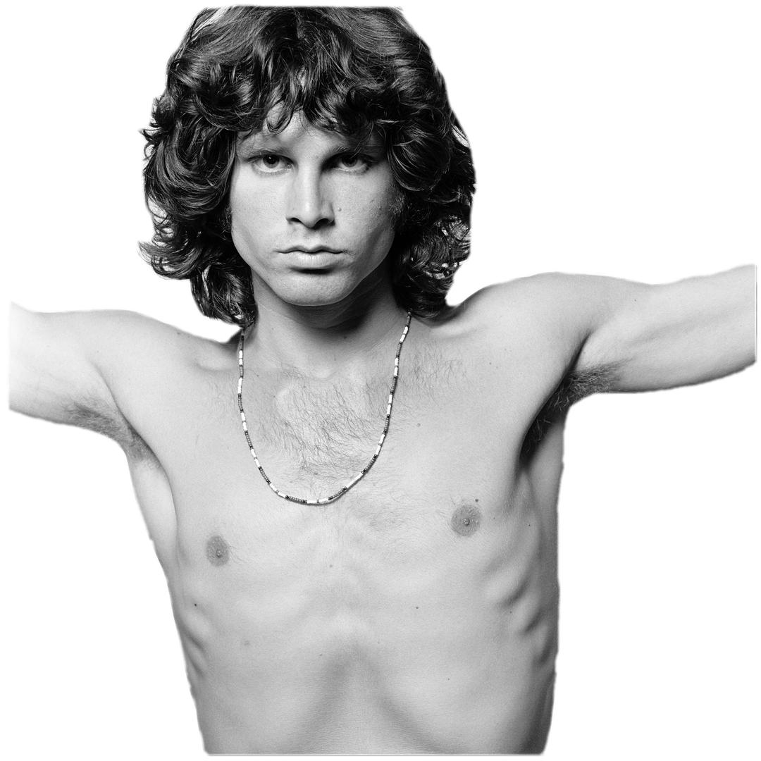 Jim Morrison Wearing Necklace png transparent