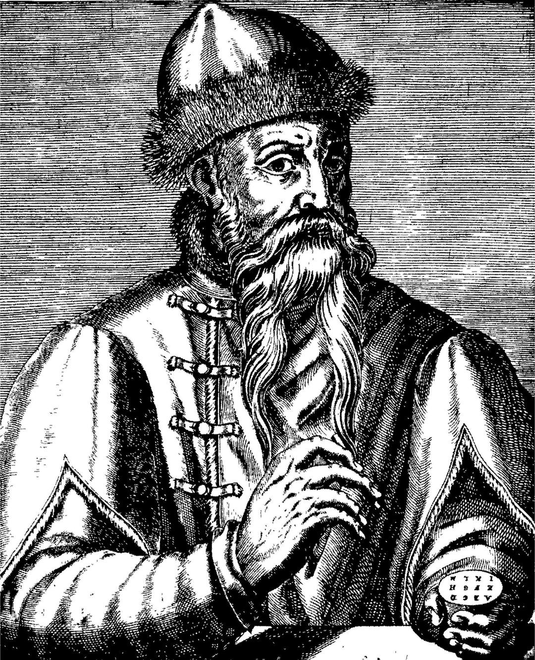 Johannes Gutenberg png transparent