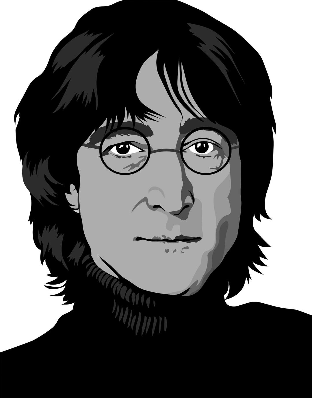 John Lennon Portrait png transparent