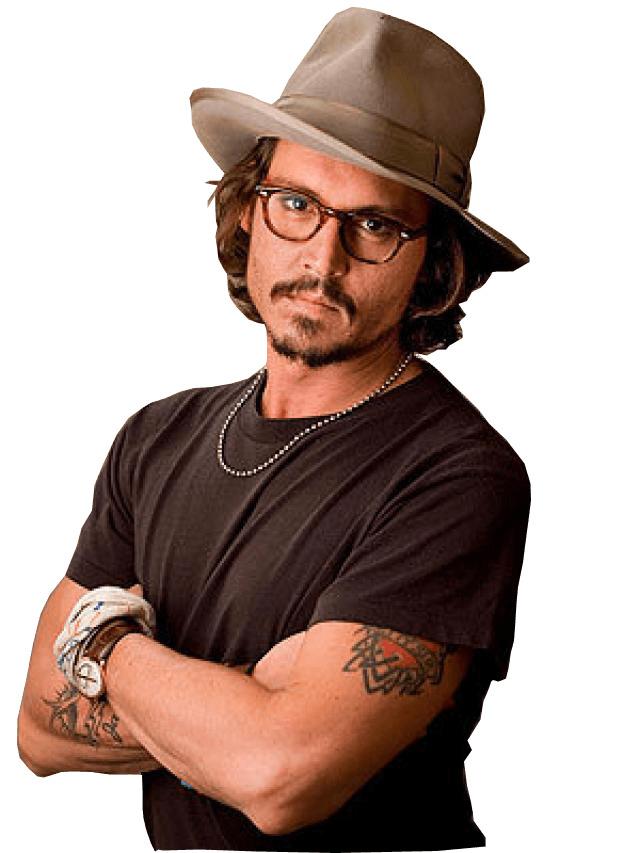 Johnny Depp Sideview png transparent