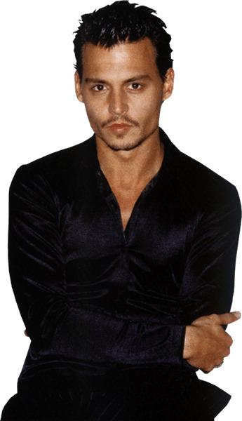 Johnny Depp Sitting png transparent