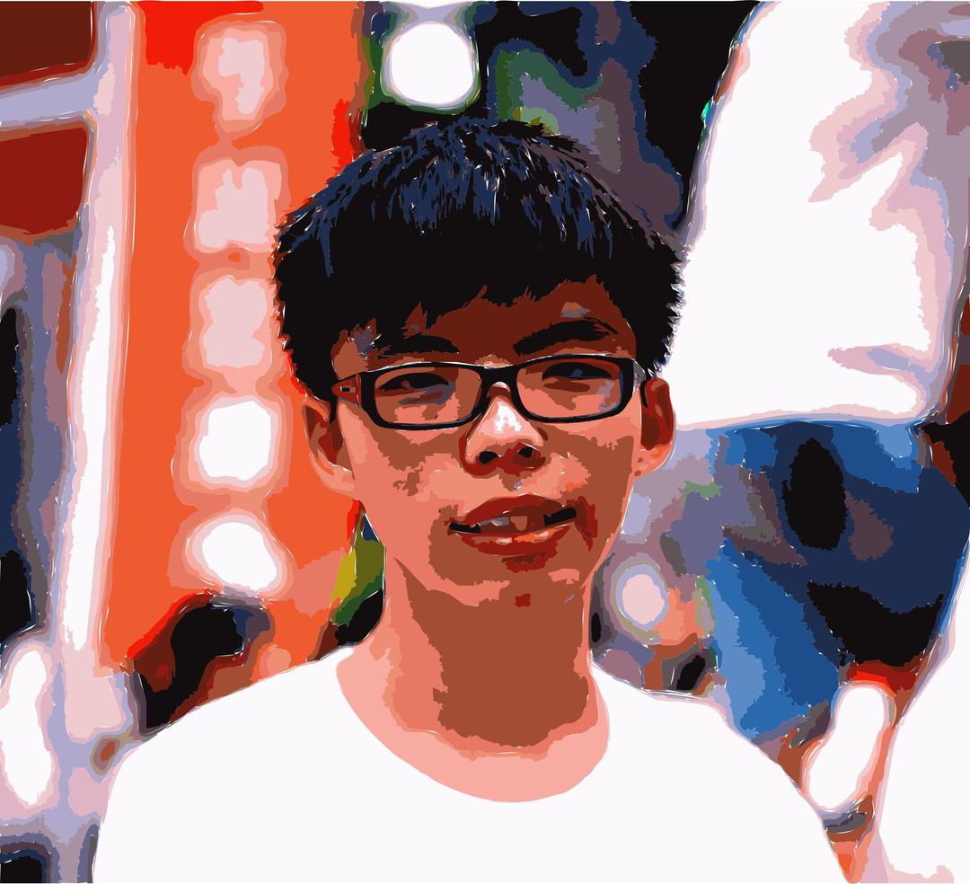 Joshua Wong Stylized png transparent