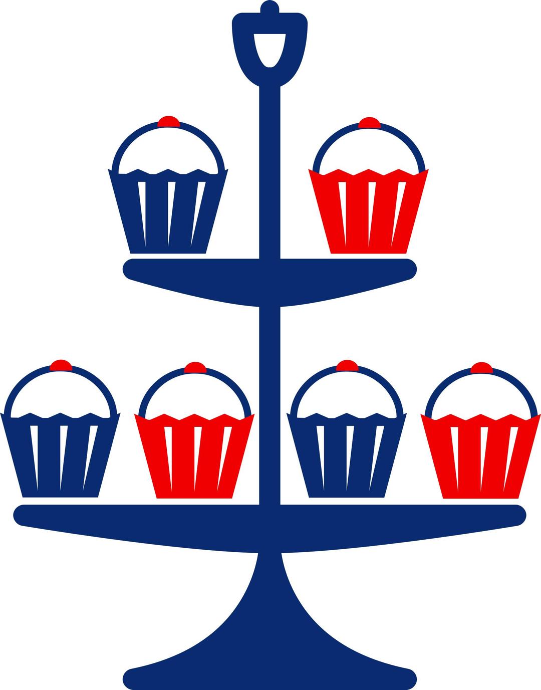 Jubilee cake stand blue png transparent