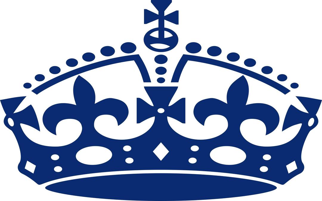 Jubilee crown blue png transparent