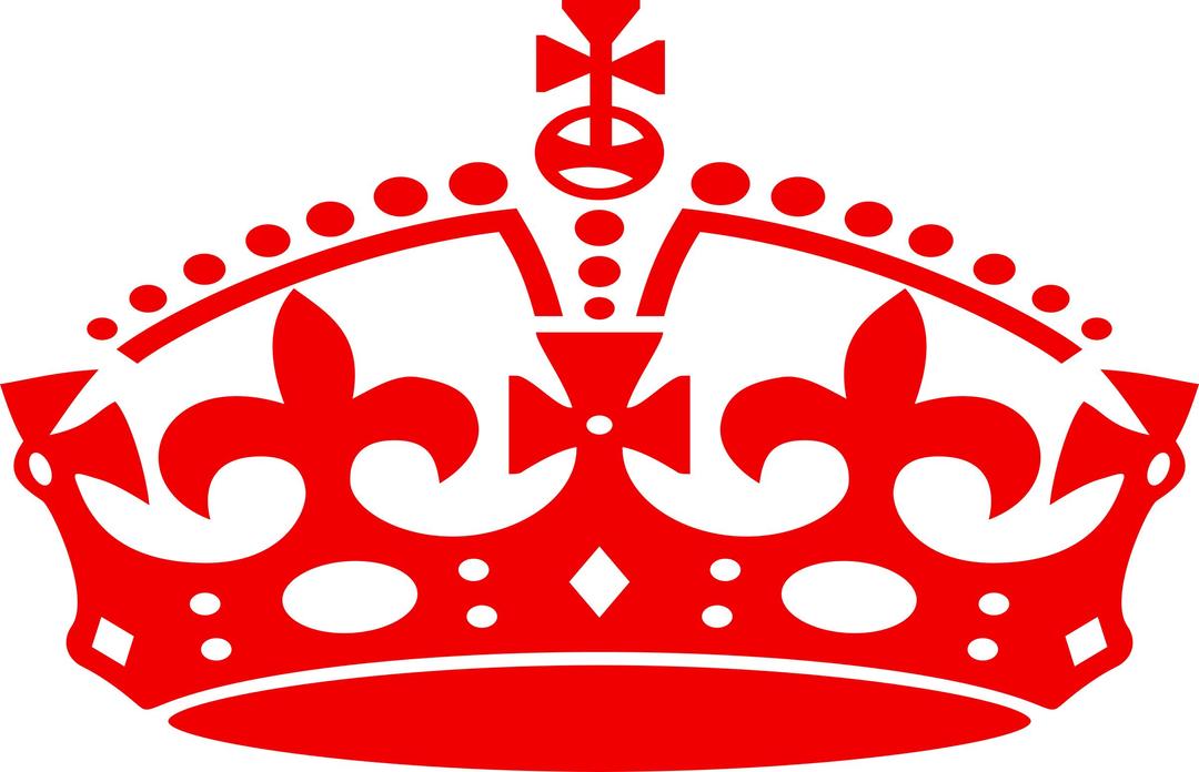 Jubilee crown red png transparent