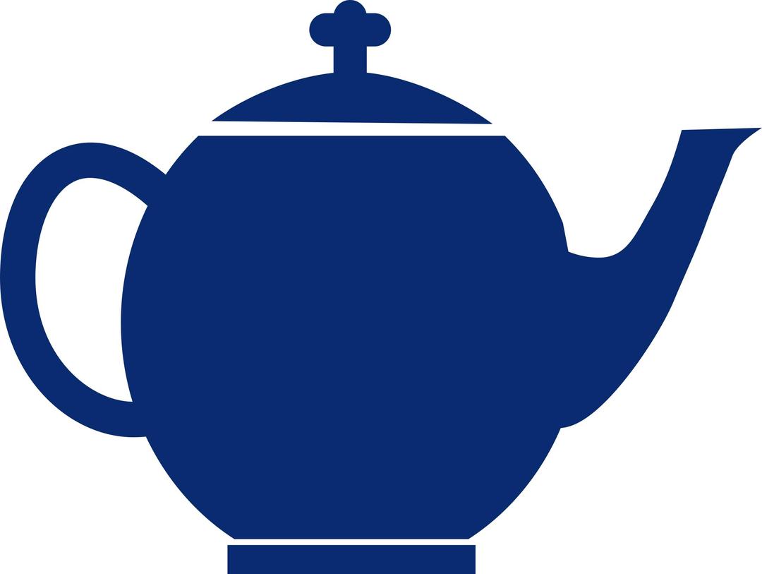Jubilee tea pot blue png transparent
