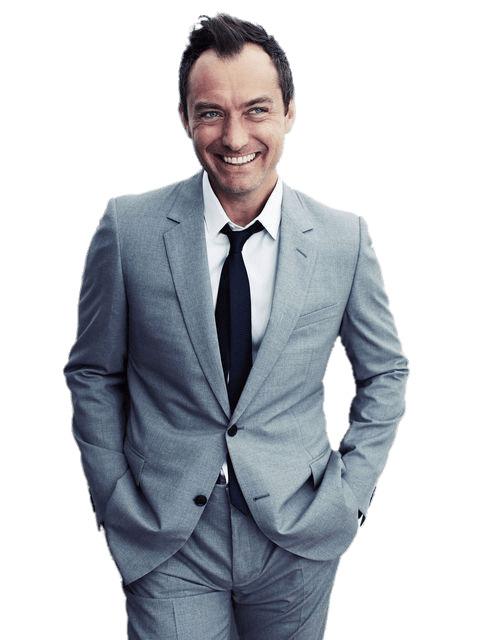 Jude Law Laughing png transparent
