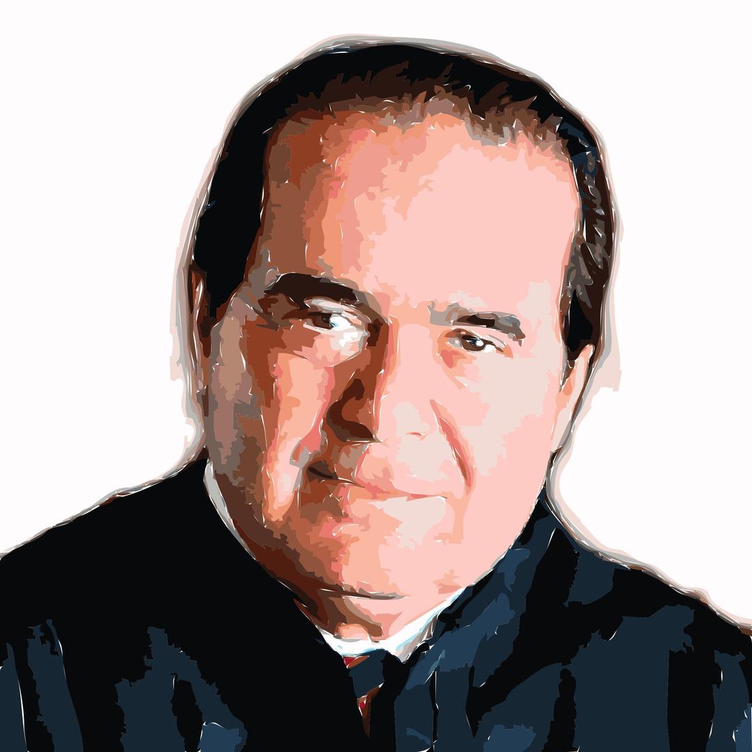 Judge Antonin Scalia (tiltshift) png transparent