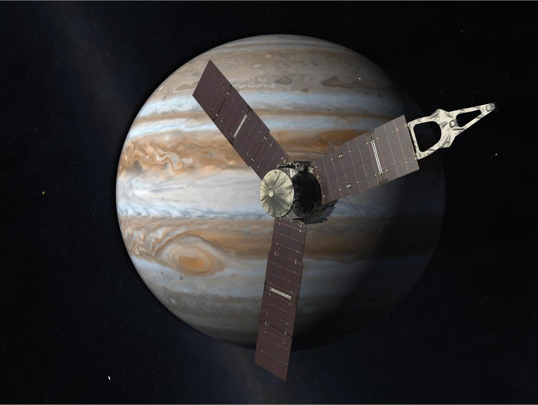 Juno Mission to Jupiter (2010 Artist's Concept) png transparent