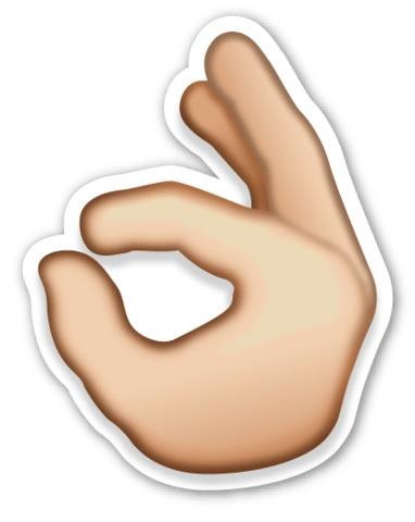 Just So Fingers Emoji png transparent