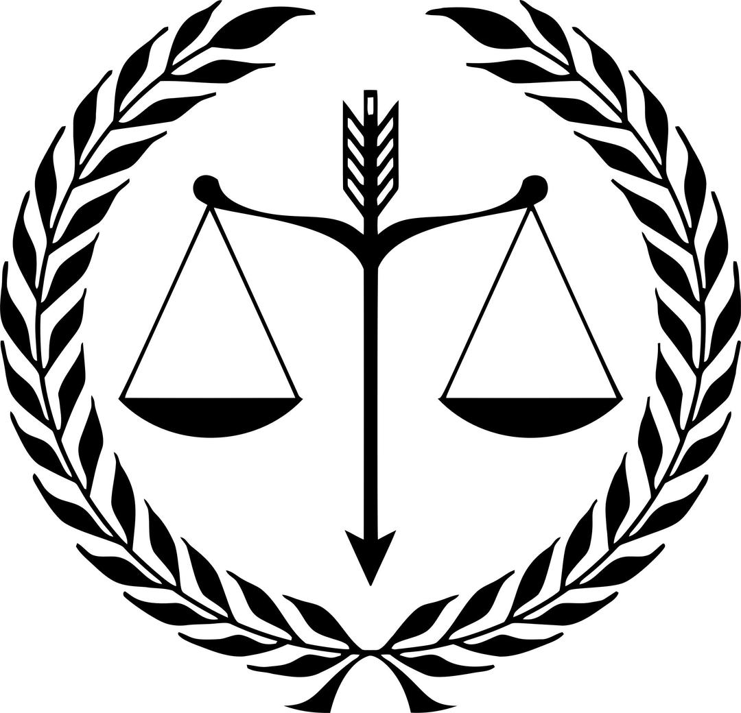 Justice Emblem png transparent