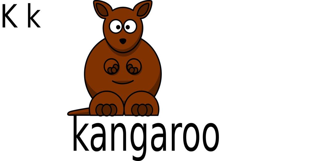K for kangaroo png transparent