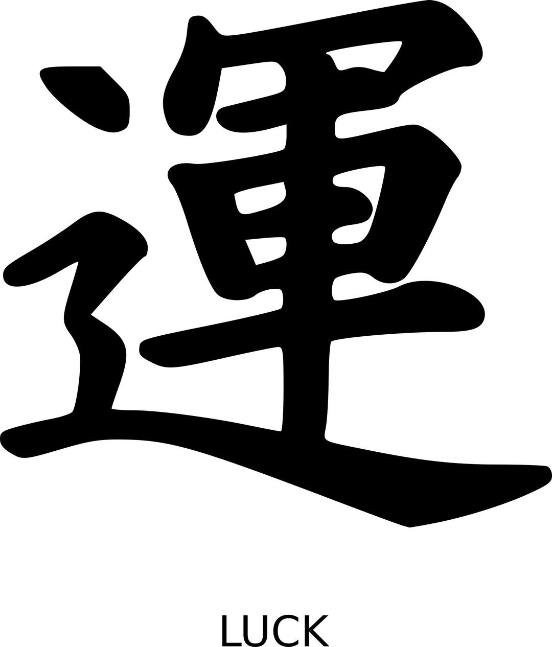 kanji luck peterm 01 png transparent