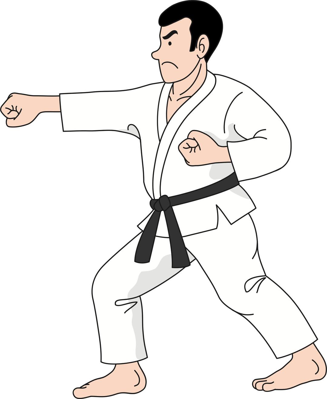 Karate Practice png transparent