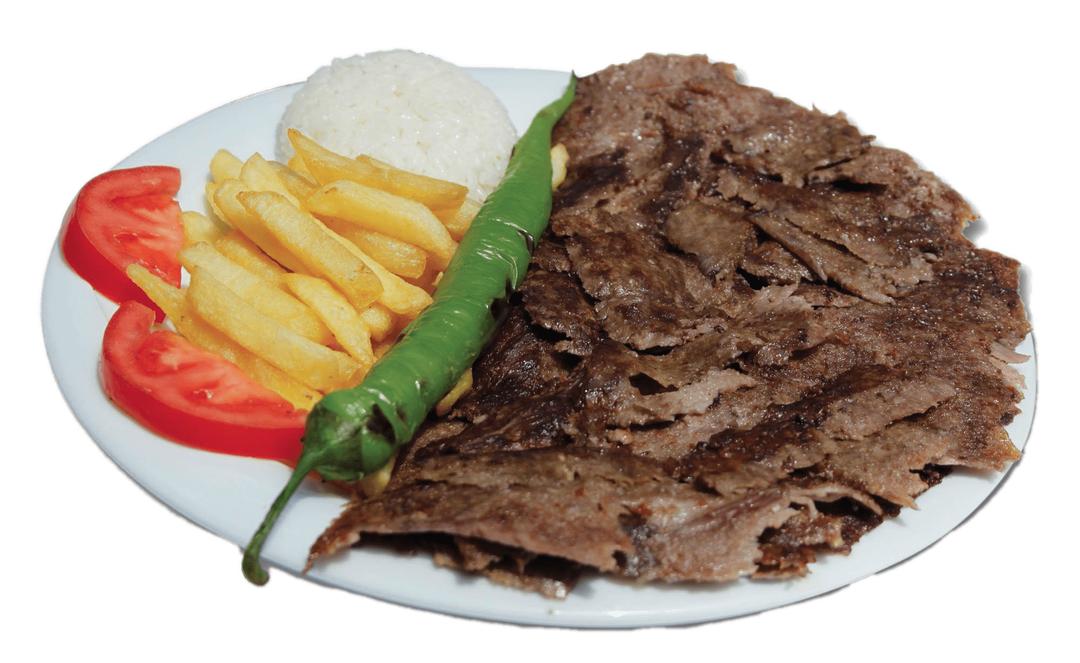 Kebab Meat on A Plate png transparent