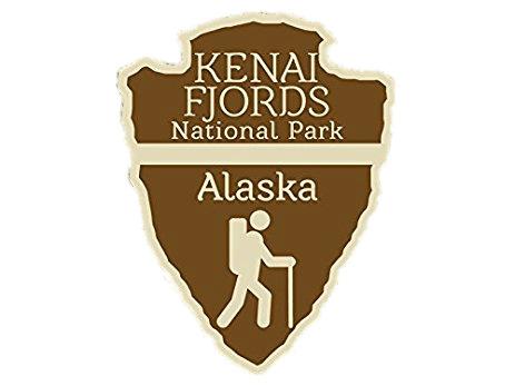 Kenai Fjords National Park Trail Logo png transparent