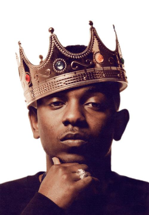 Kendrick Lamar Wearing Crown png transparent