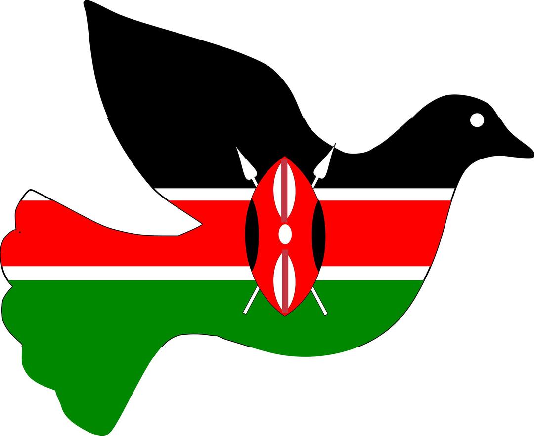 Kenya peace dove png transparent