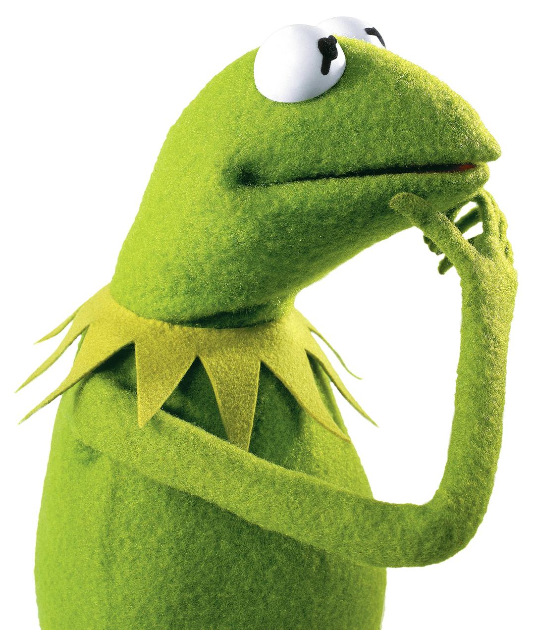 Kermit the Frog Thinking png transparent