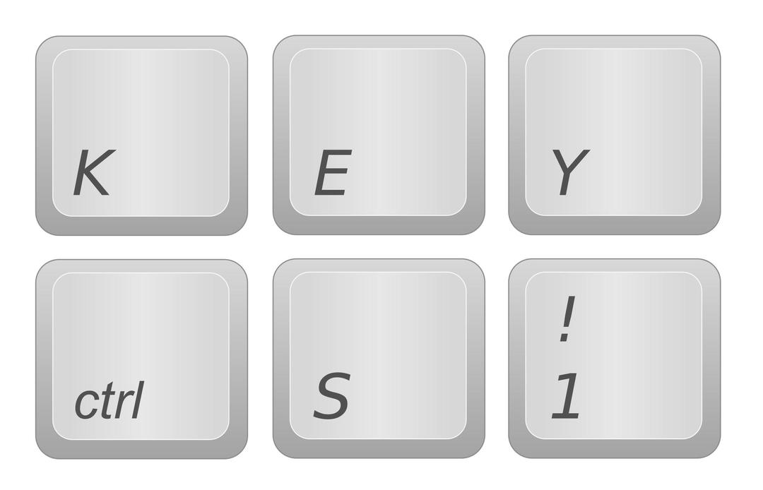 Keyboard Keys png transparent