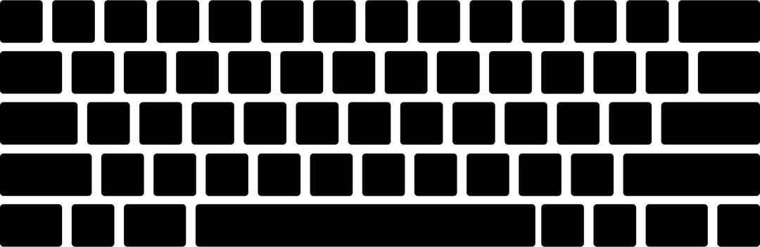 Keyboard layout png transparent