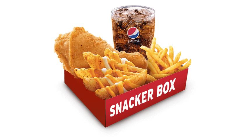 KFC Snacker Box png transparent