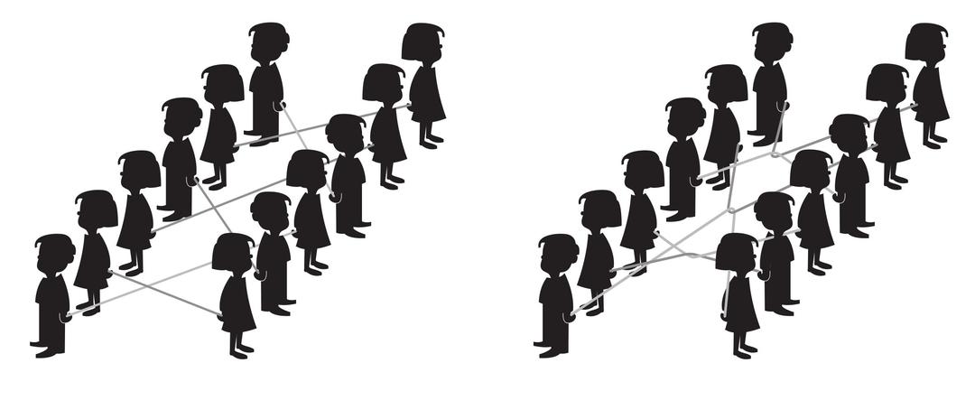 Kids in rows png transparent