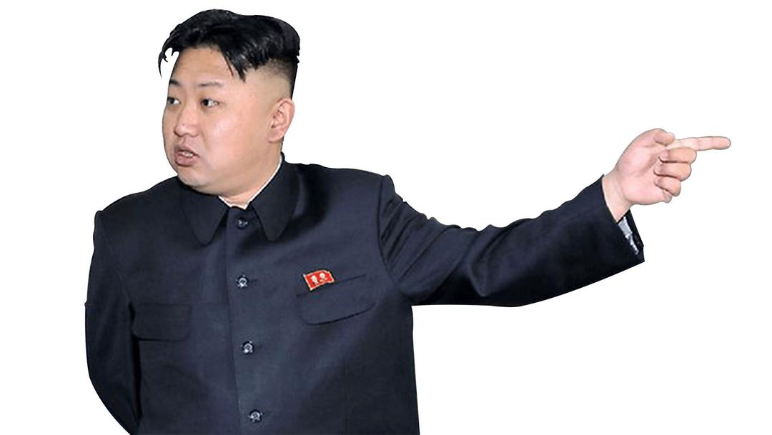 Kim Jong Un Pointing Right png transparent