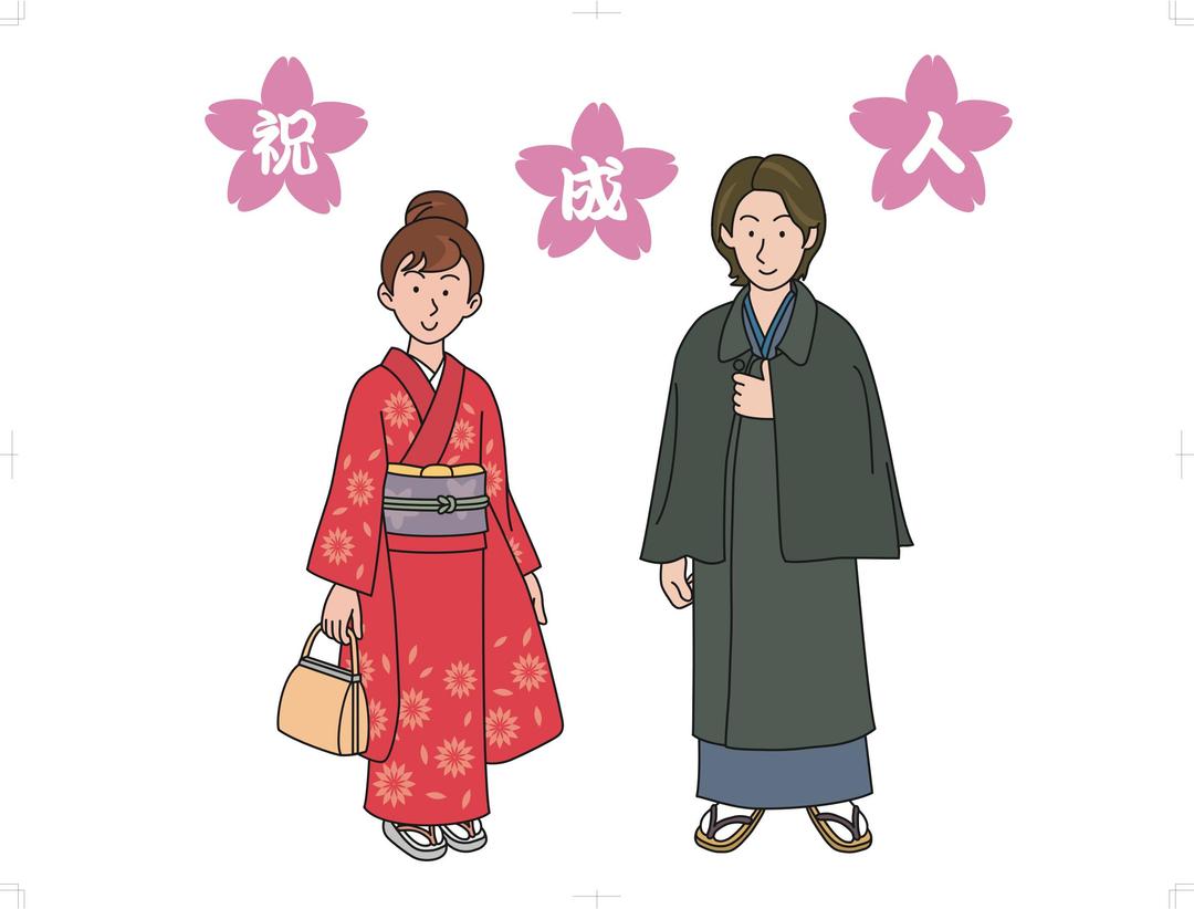 Kimono'ed 20 year-olds png transparent