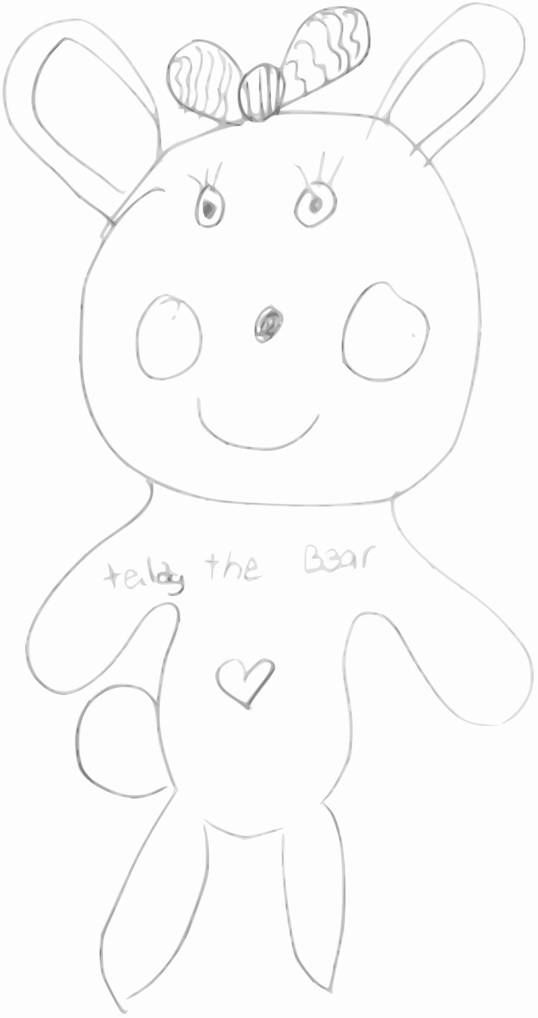 Kindergarten Art Teddy the Bear png transparent