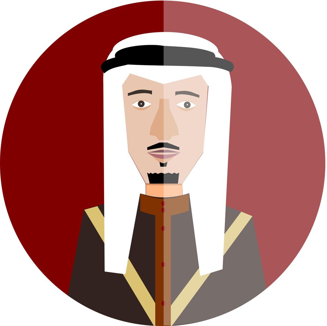 King Abdullah of Saudi Arabia png transparent