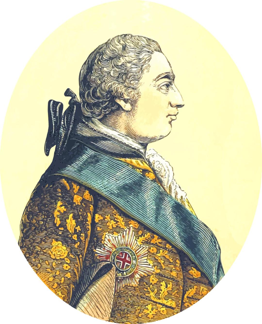 King George III png transparent