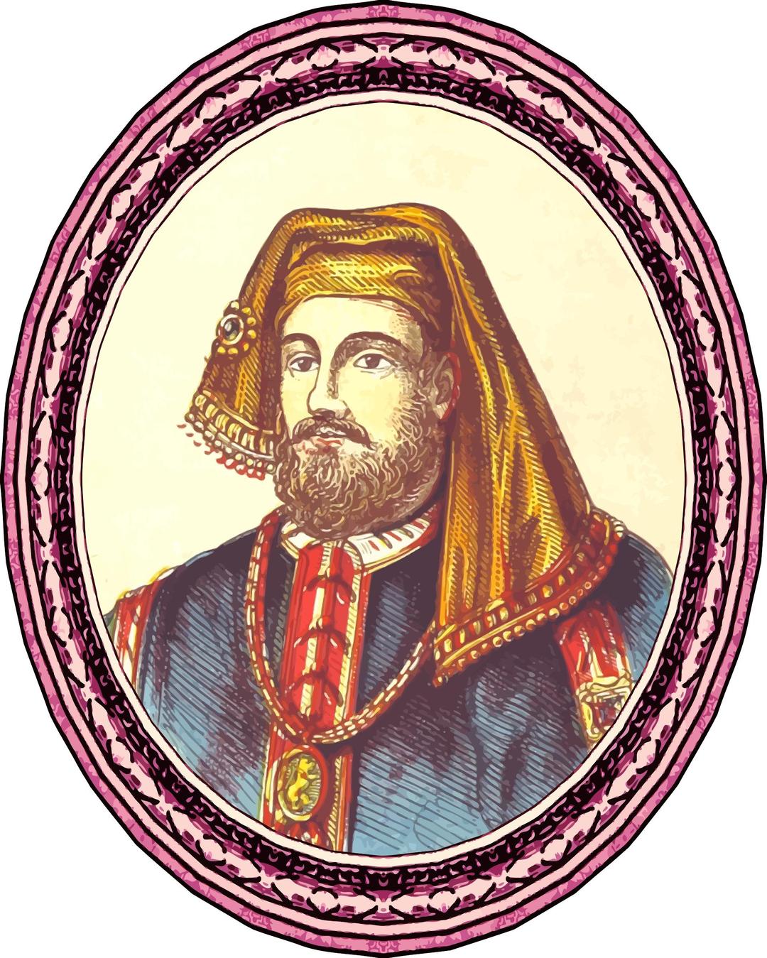 King Henry IV (framed) png transparent