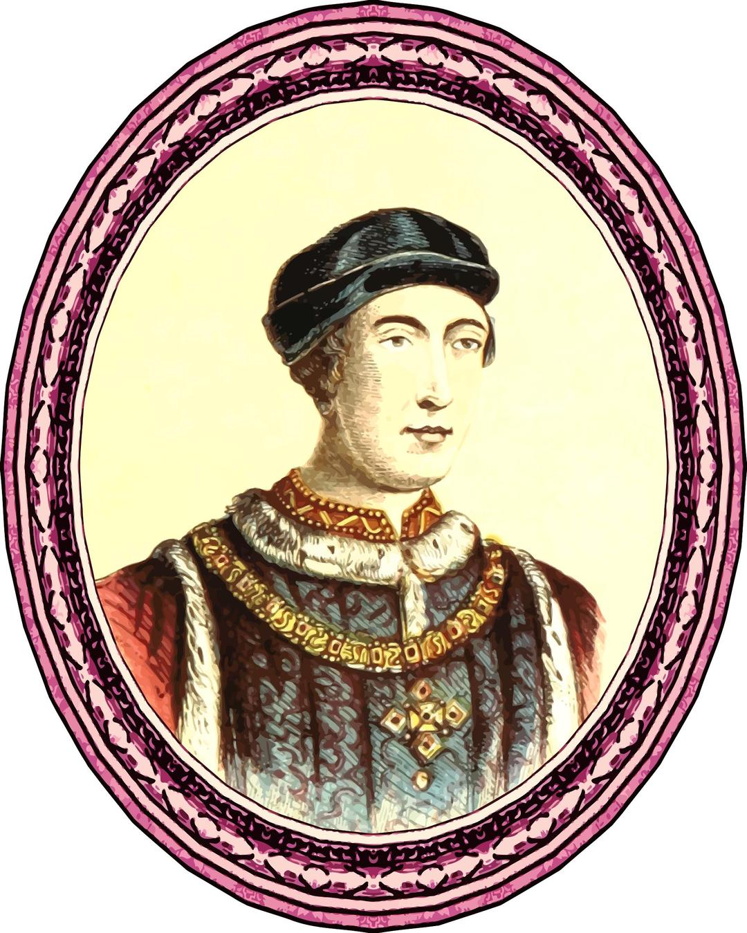 King Henry VI (framed) png transparent