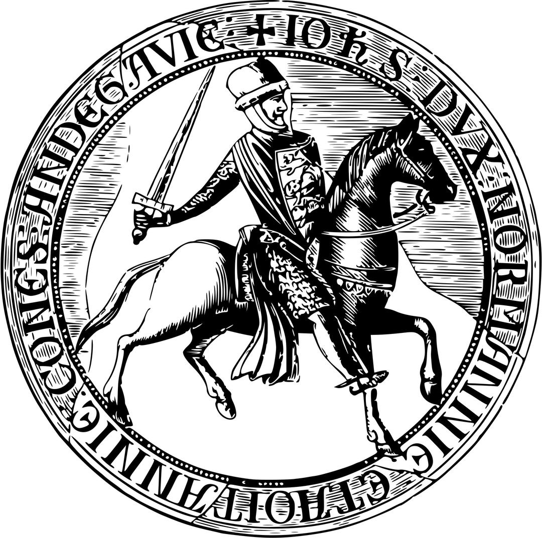 King John's seal png transparent