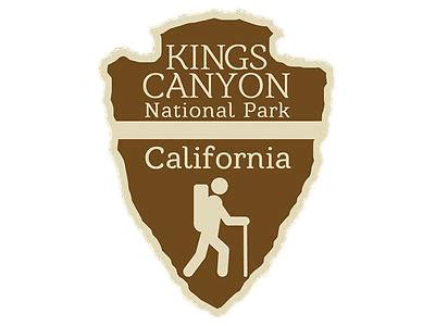 Kings Canyon National Park Trail Logo png transparent