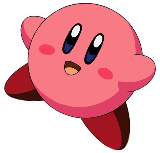 Kirby Looking Up png transparent
