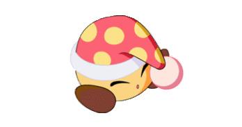 Kirby Noddy Sleeping png transparent