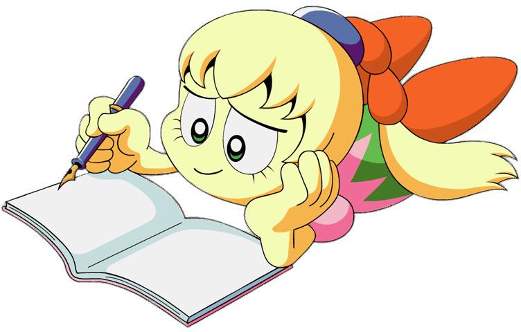 Kirby Tiff Writing png transparent