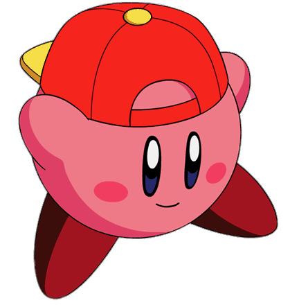Kirby Wearing A Cap png transparent