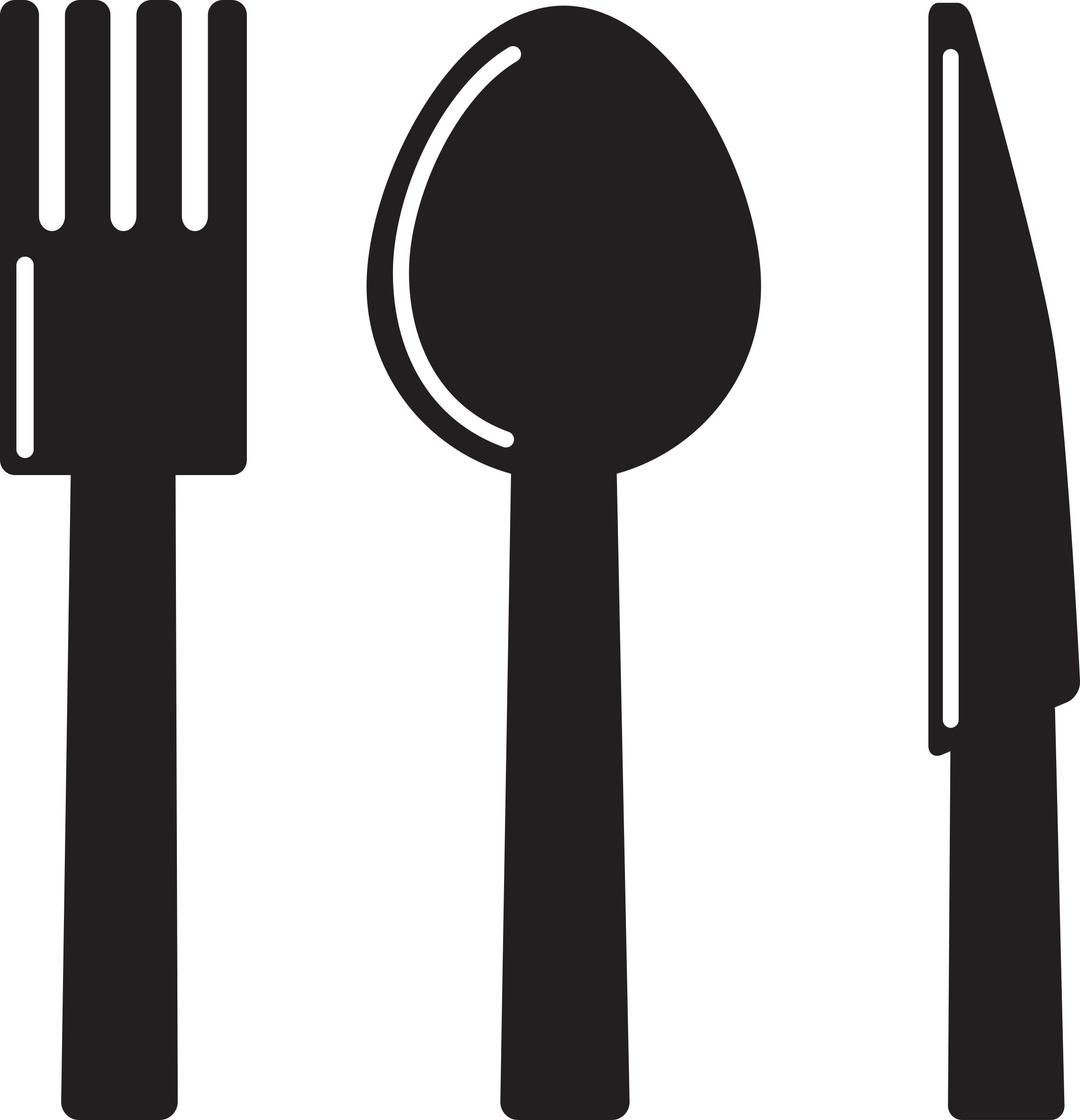 Kitchen Icon - Knife Spoon Fork png transparent