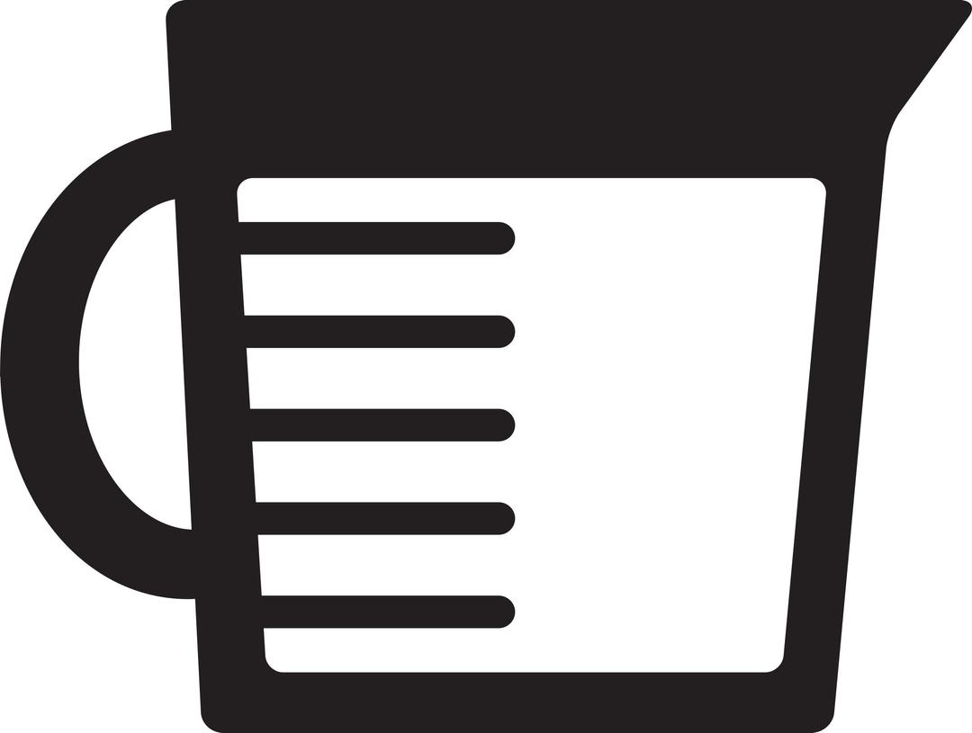 Kitchen Icon - Measuring Cup png transparent